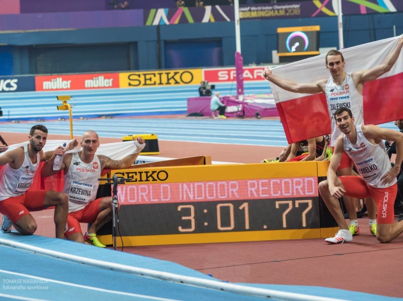 Polski rekord świata 4x400 metrów ratyfikowany przez IAAF