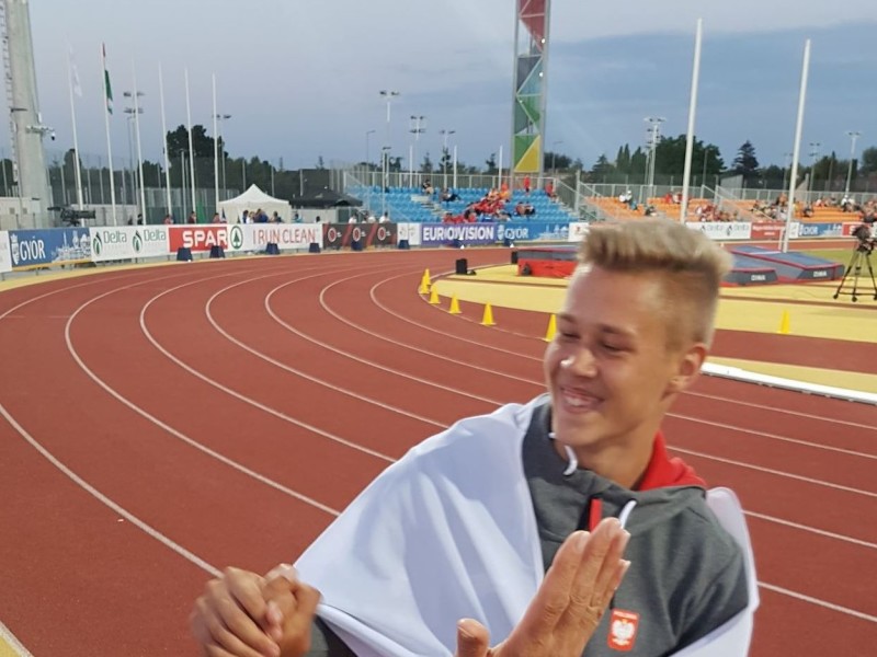 Marek Mucha mistrzem Europy U18 w rzucie oszczepem!
