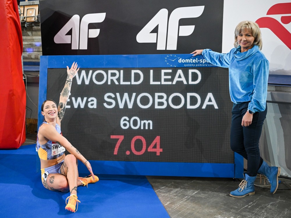 Świetne biegi na ORLEN Cup Łódź 2024. Swoboda liderką światowych tabel, Skrzyszowska i Szymański najszybszymi płotkarzami Europy 