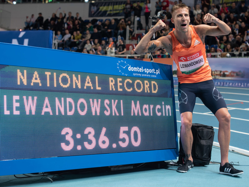 Orlen Copernicus Cup: halowy rekord Polski Marcina Lewandowskiego na 1500 metrów!