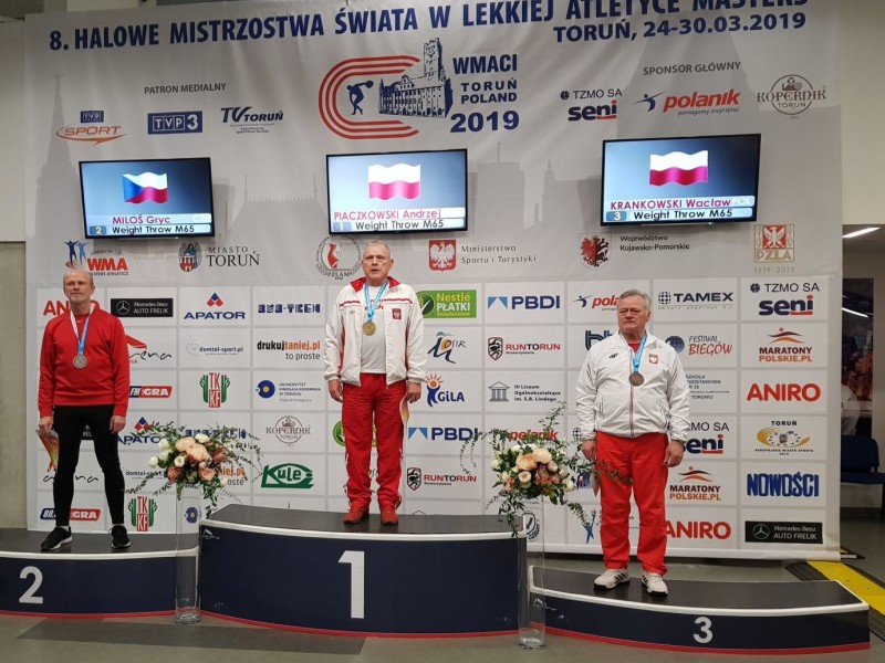 21 medali Polaków w 1. dniu 8. HMŚ Masters w Toruniu