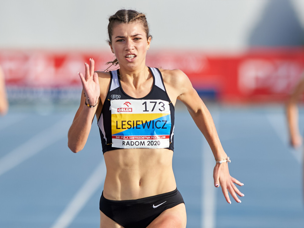 Poznań: Lesiewicz liderką europejskich tabel U20 w biegu na 400 metrów