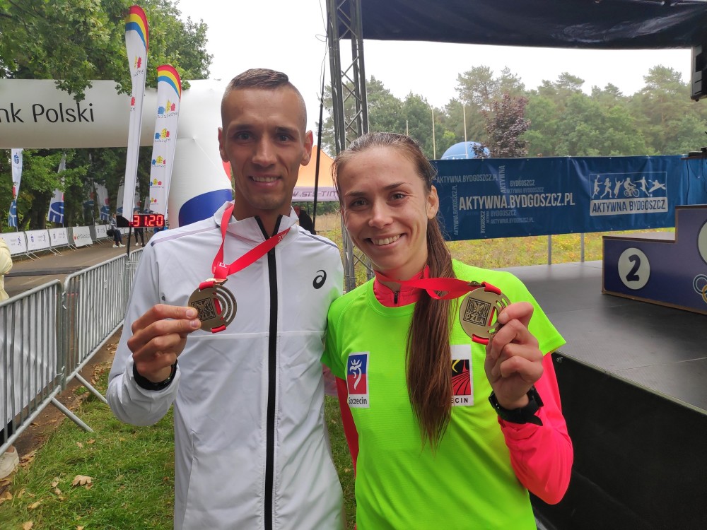 Monika Jackiewicz i Damian Kabat mistrzami Polski w półmaratonie