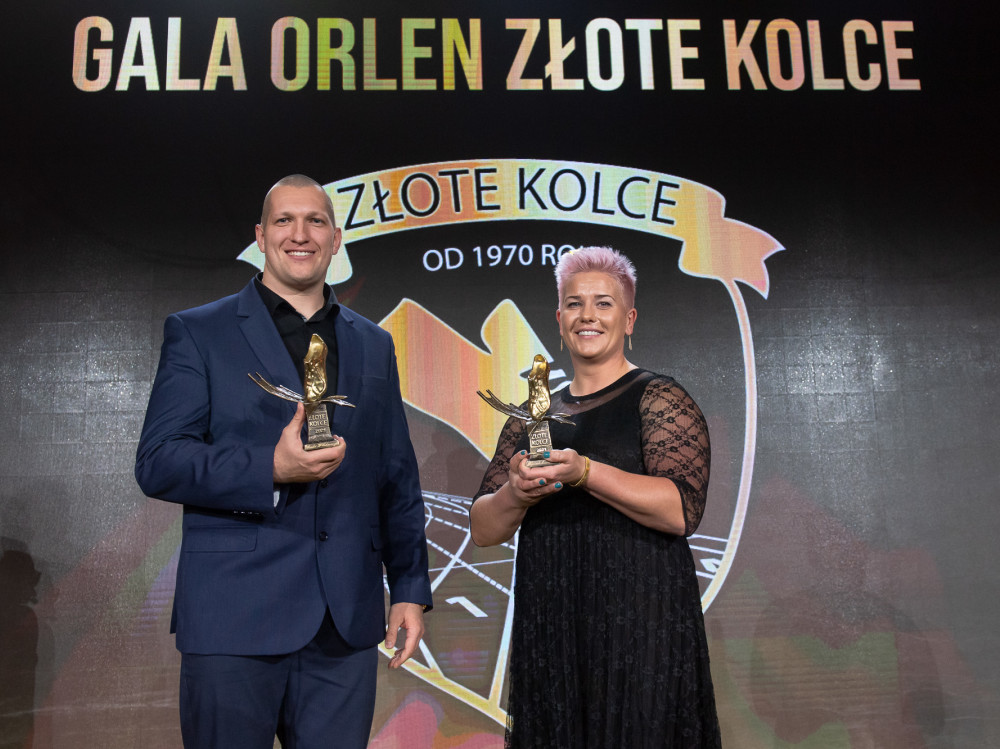 ORLEN Złote Kolce 2021 dla Anity Włodarczyk i Wojciecha Nowickiego