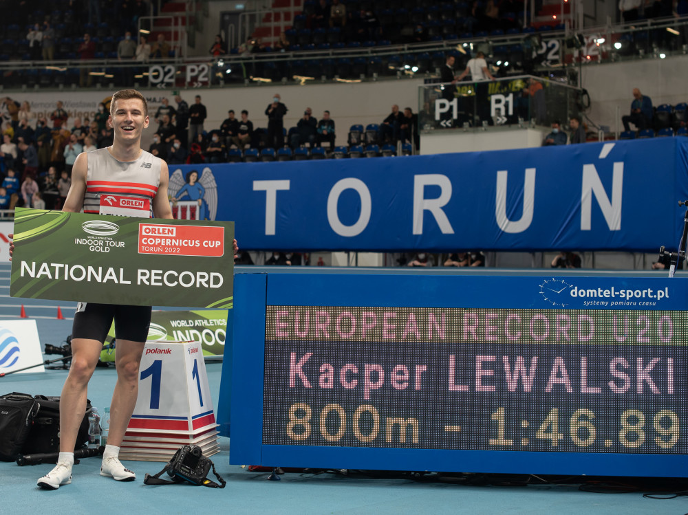 Rekord Polski Czykiera i rekord Europy U20 Lewalskiego na Orlen Copernicus Cup