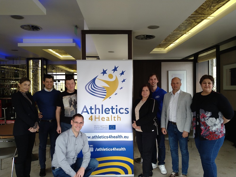 Spotkanie zespołu projektu Athletics 4 Health w Sofii