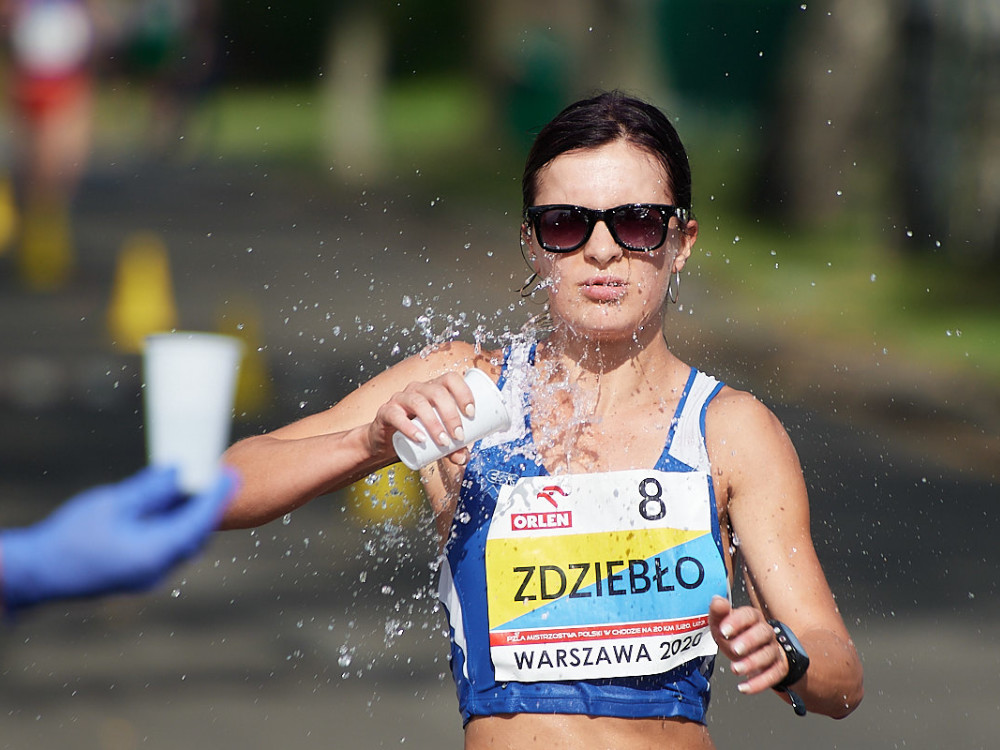 Opole: Katarzyna Zdziebło poprawia rekord Polski w chodzie na 35 km