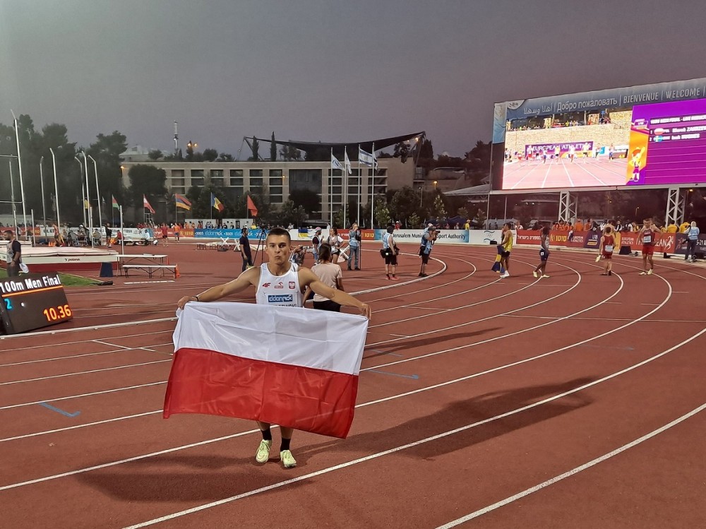 Marek Zakrzewski mistrzem Europy U18 w biegu na 100 metrów