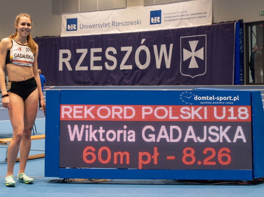 Rzeszów: rekordy Polski U18 Gadajskiej i Szarapo