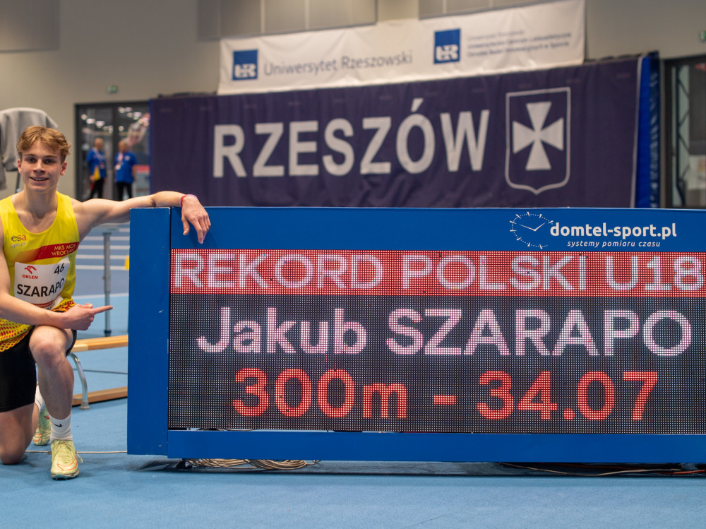 Rzeszów: rekordy Polski U18 Gadajskiej i Szarapo