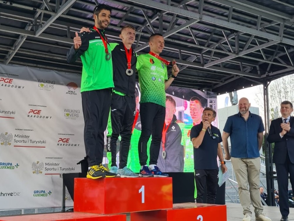 Rodzeństwo Niedziałków złotymi medalistami mistrzostw Polski w chodzie na  20 km