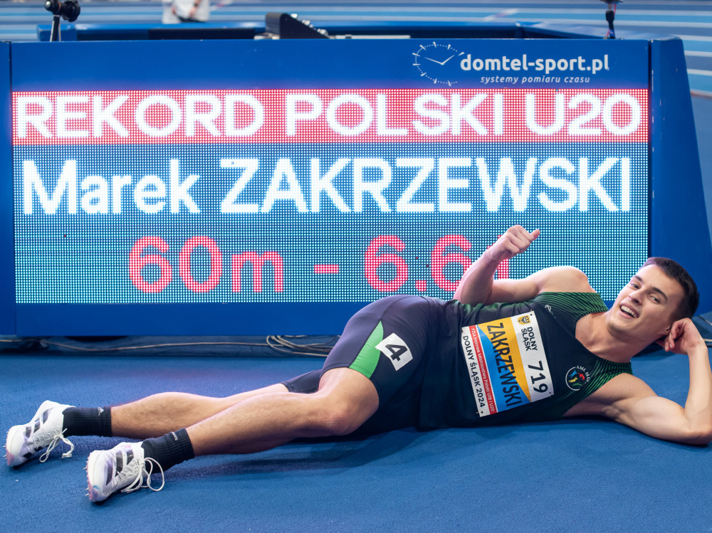 HMP U18 i U20: 6.61 Marka Zakrzewskiego! Świetny rekord Polski juniorów na 60 metrów