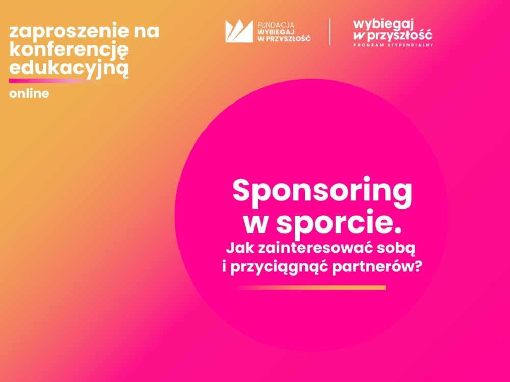 Zaproszenie na konferencję dot. sponsoringu w sporcie