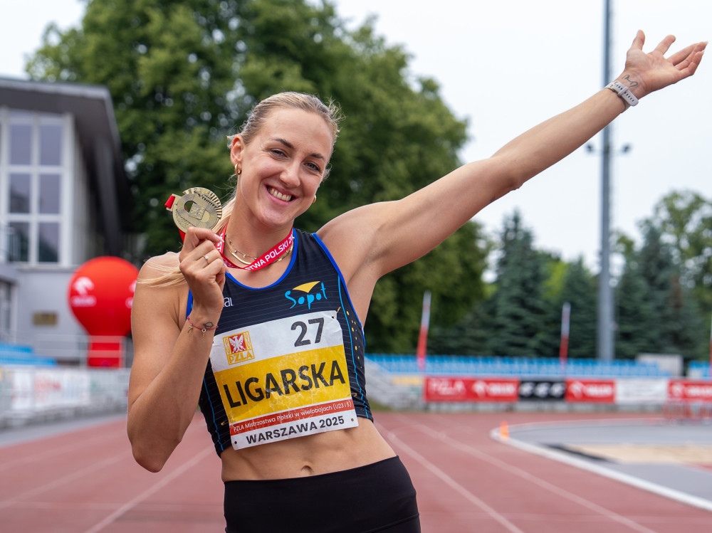 Paulina Ligarska oraz Artur Brzeziński zostali w Warszawie mistrzami Polski w wielobojach lekkoatletycznych