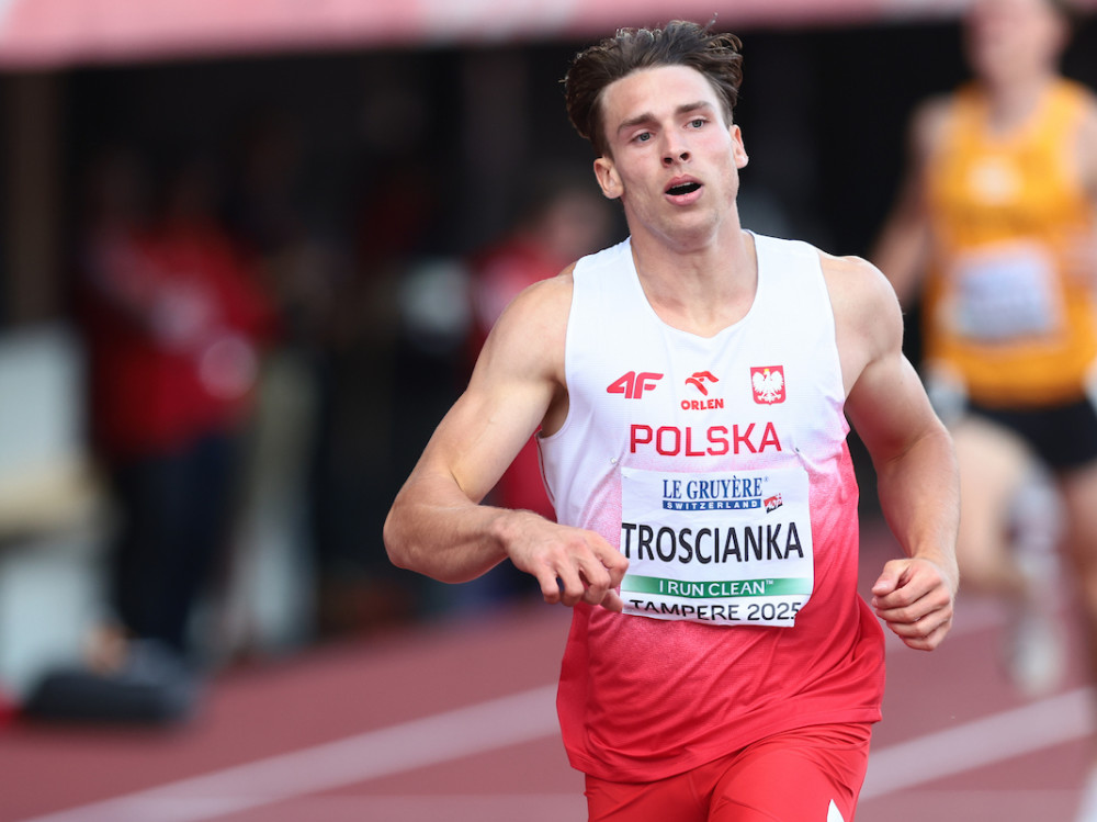ME U20 w Tampere: imponujący bieg Trościanki na 400 metrów. Polak liderem dziesięcioboju