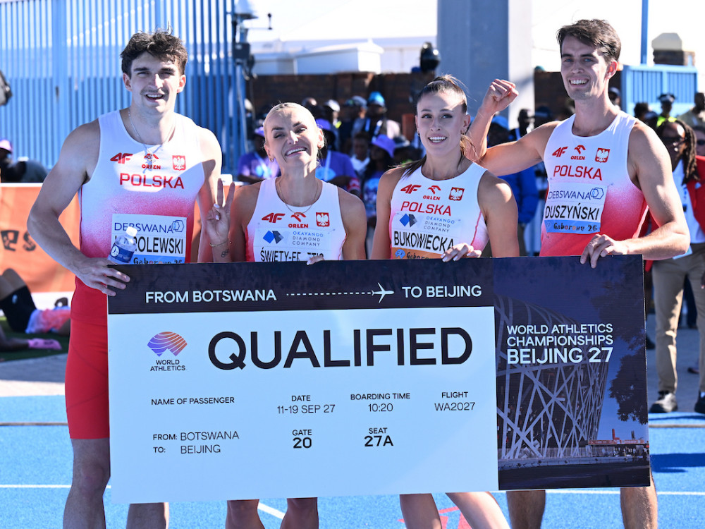 World Relays: dwie kwalifikacje polskich sztafet na mistrzostwa świata w Pekinie!