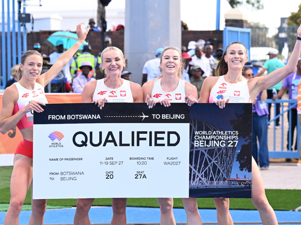 World Relays: żeńska sztafeta 4 x 400 metrów z biletem na mistrzostwa świata w Pekinie