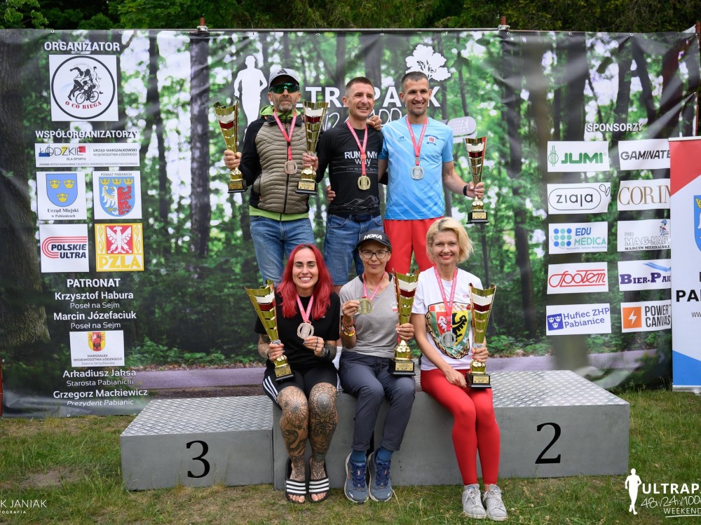 Znamy medalistki i medalistów MP w biegach na 100 km i 24-godzinnym