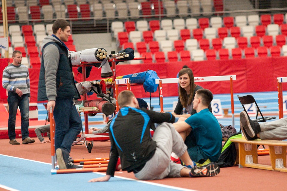 Halowe Mistrzostwa Polski w Wielobojach 2015. Przygotowania obrazek 2
