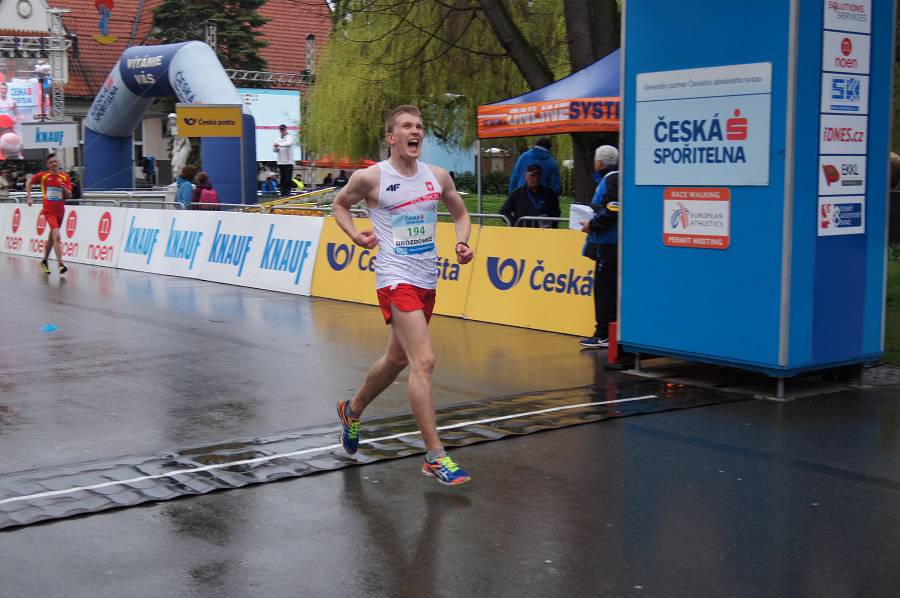 Mecz U20 w chodzie sportowym, Podiebrady obrazek 1
