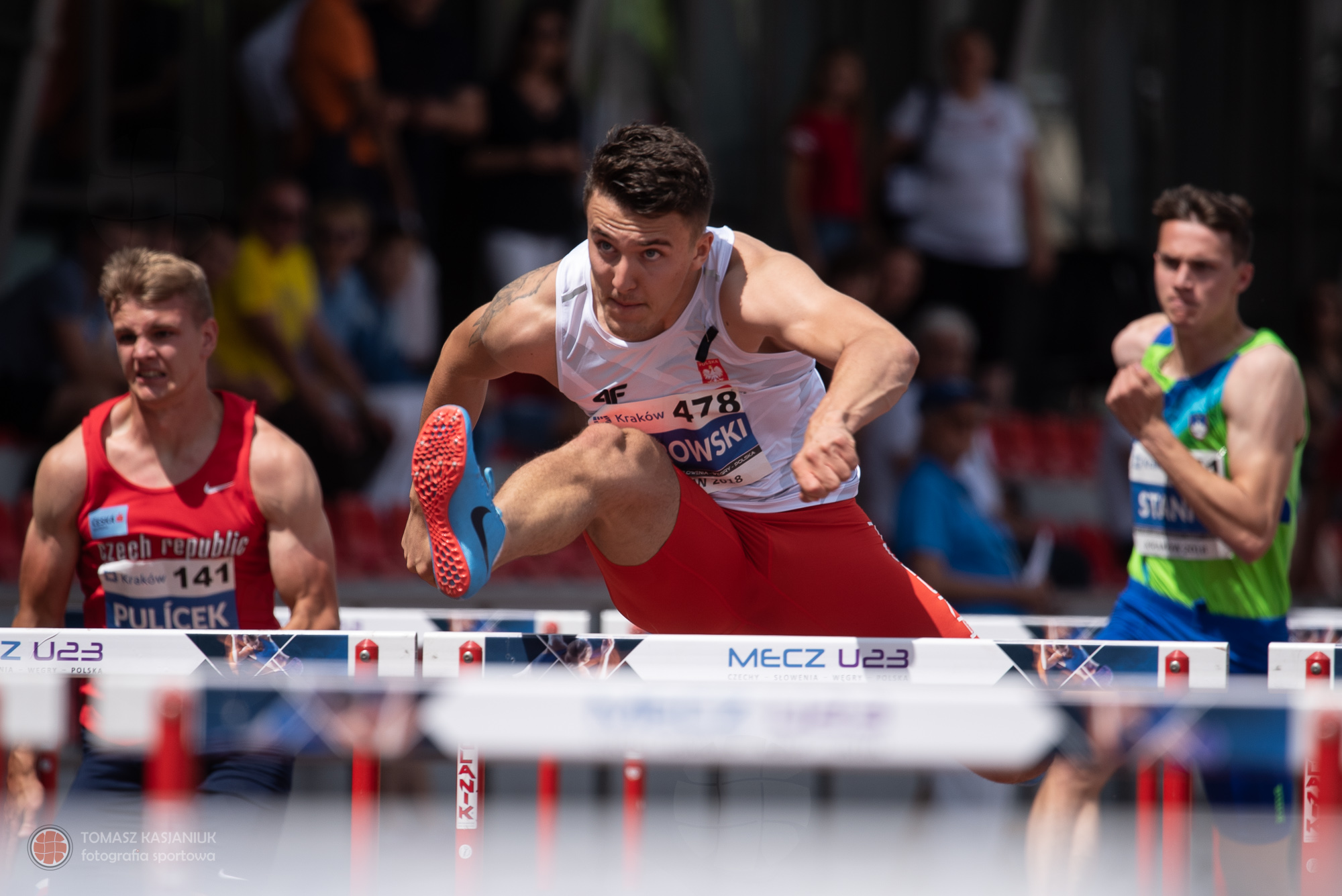 Mecz U-23 Czechy-Słowenia-Węgry-Polska, Kraków 08.07.2018 obrazek 16