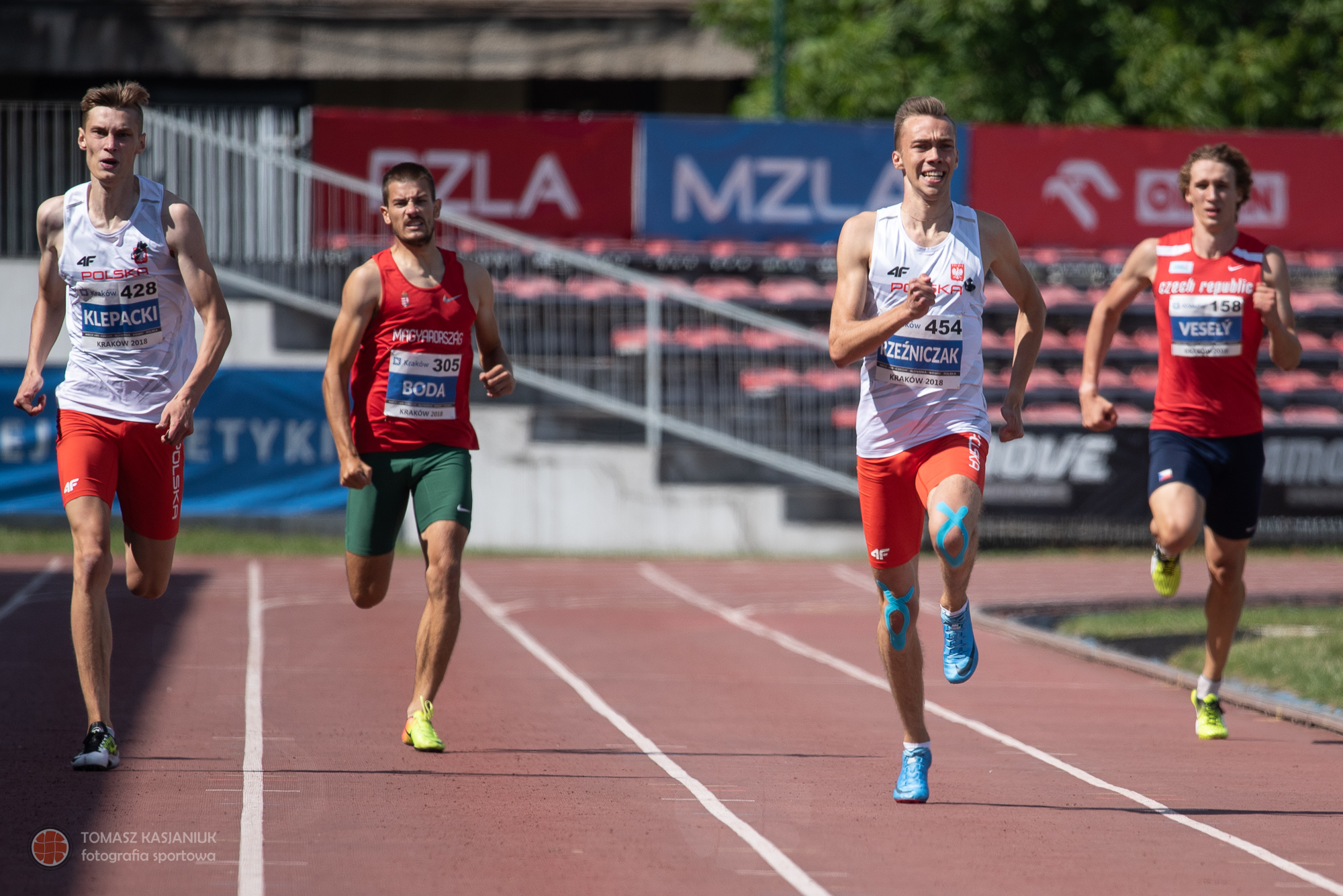 Mecz U-23 Czechy-Słowenia-Węgry-Polska, Kraków 08.07.2018 obrazek 8