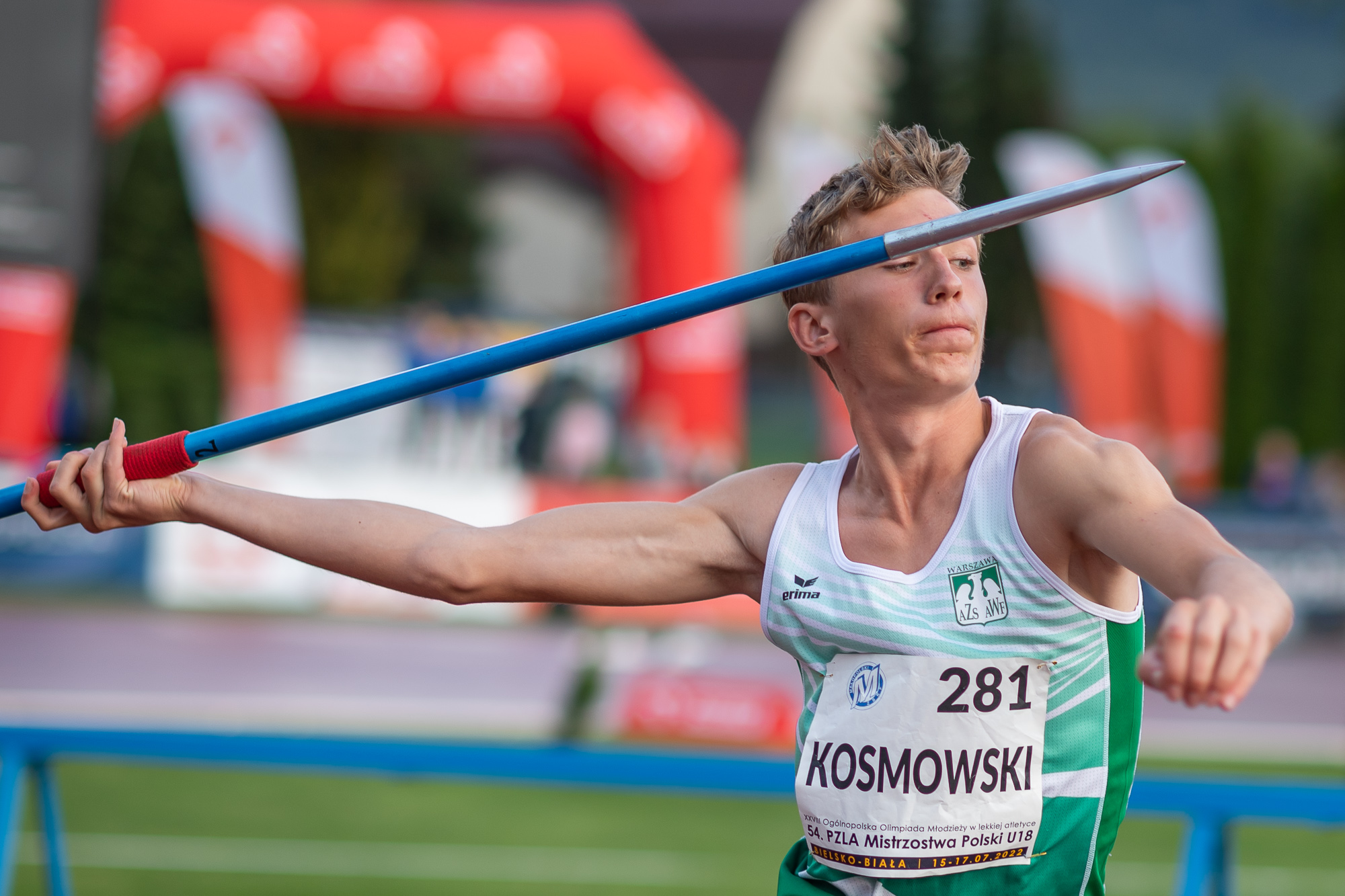 28. Ogólnopolska Olimpiada Młodzieży. 54. PZLA MP U18 dz. 2 obrazek 12